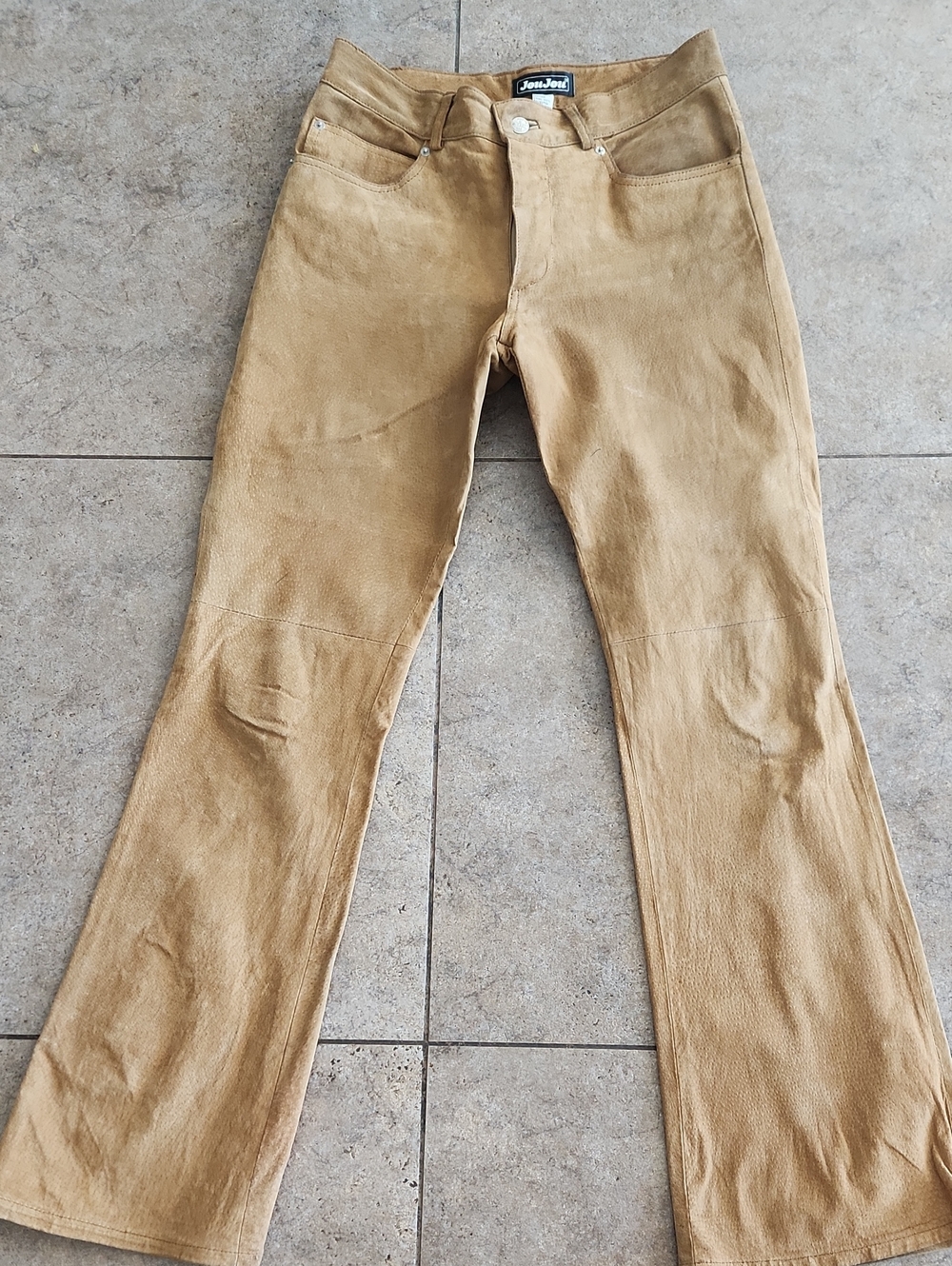 100% Suede Boot Cut 5 Pocket Pants